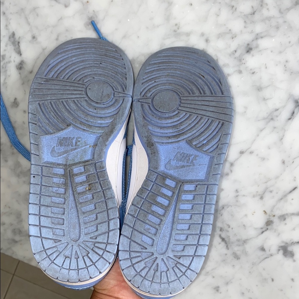 Nike Blue and White Dunk Sneakers Classic Design - Picture 8 of 8